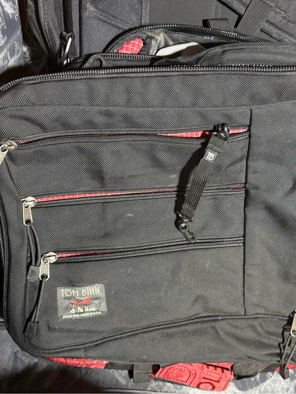Tom Bihn Black/Iberian Tri-Star & Freudian Slip